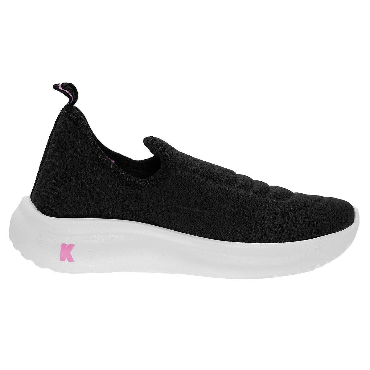 Tênis Infantil Slip On Menina Kidy 458-1002 Preto