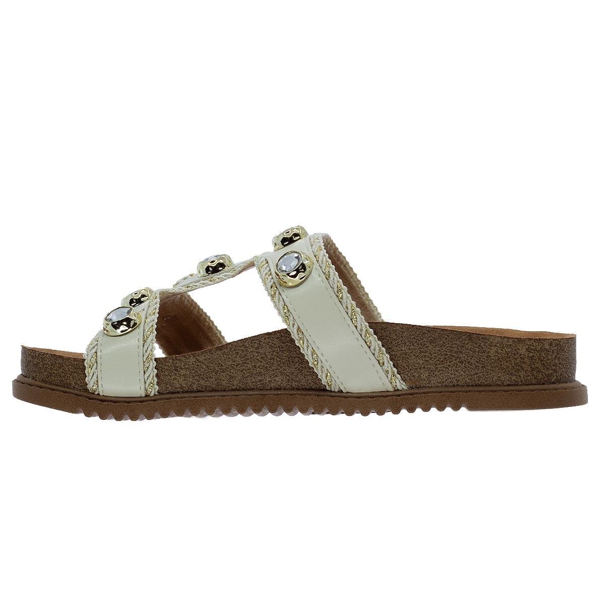 Tamanco Papete Feminino Beira Rio 8523.119 Branco Branco 2