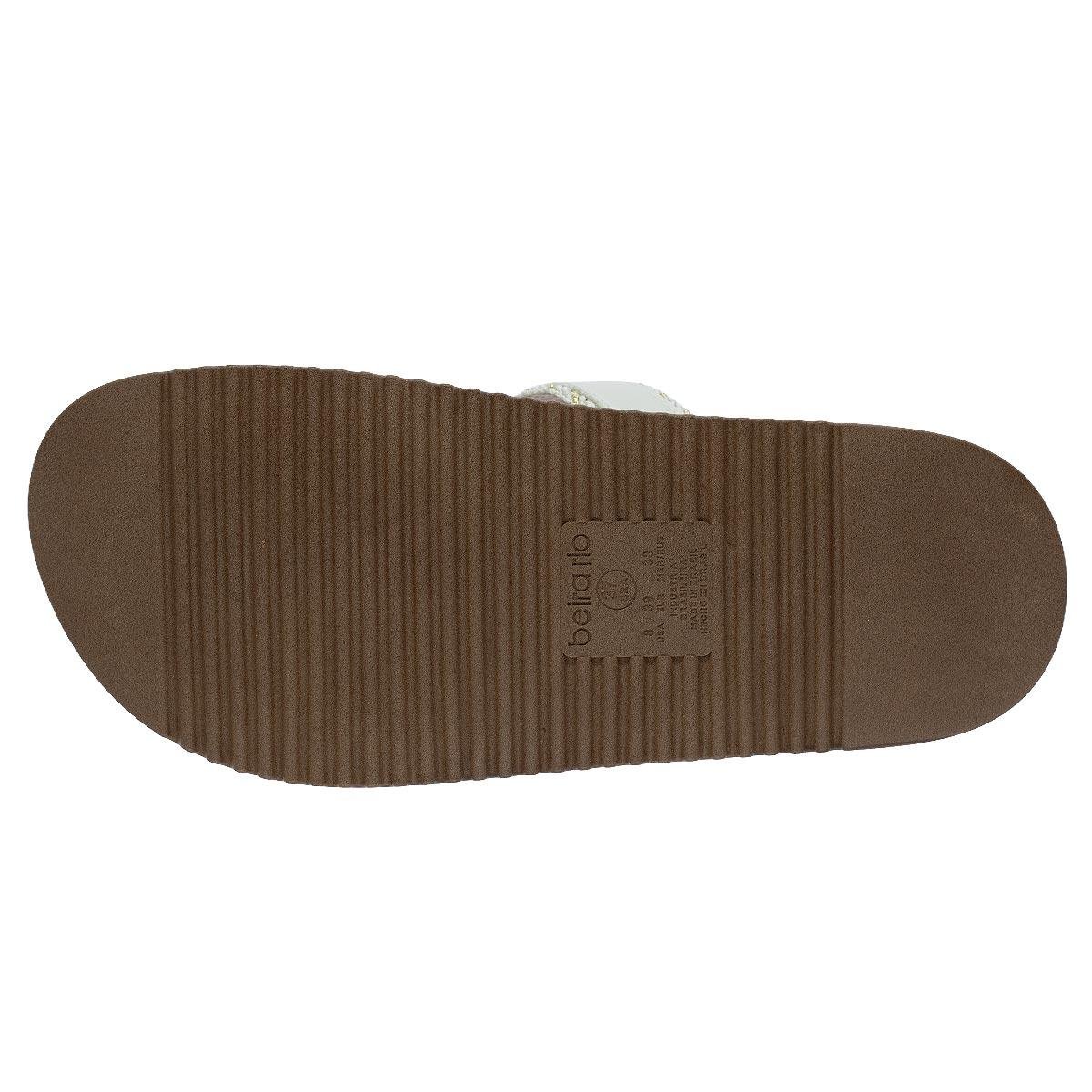 Tamanco Papete Feminino Beira Rio 8523.119 Branco Branco 4