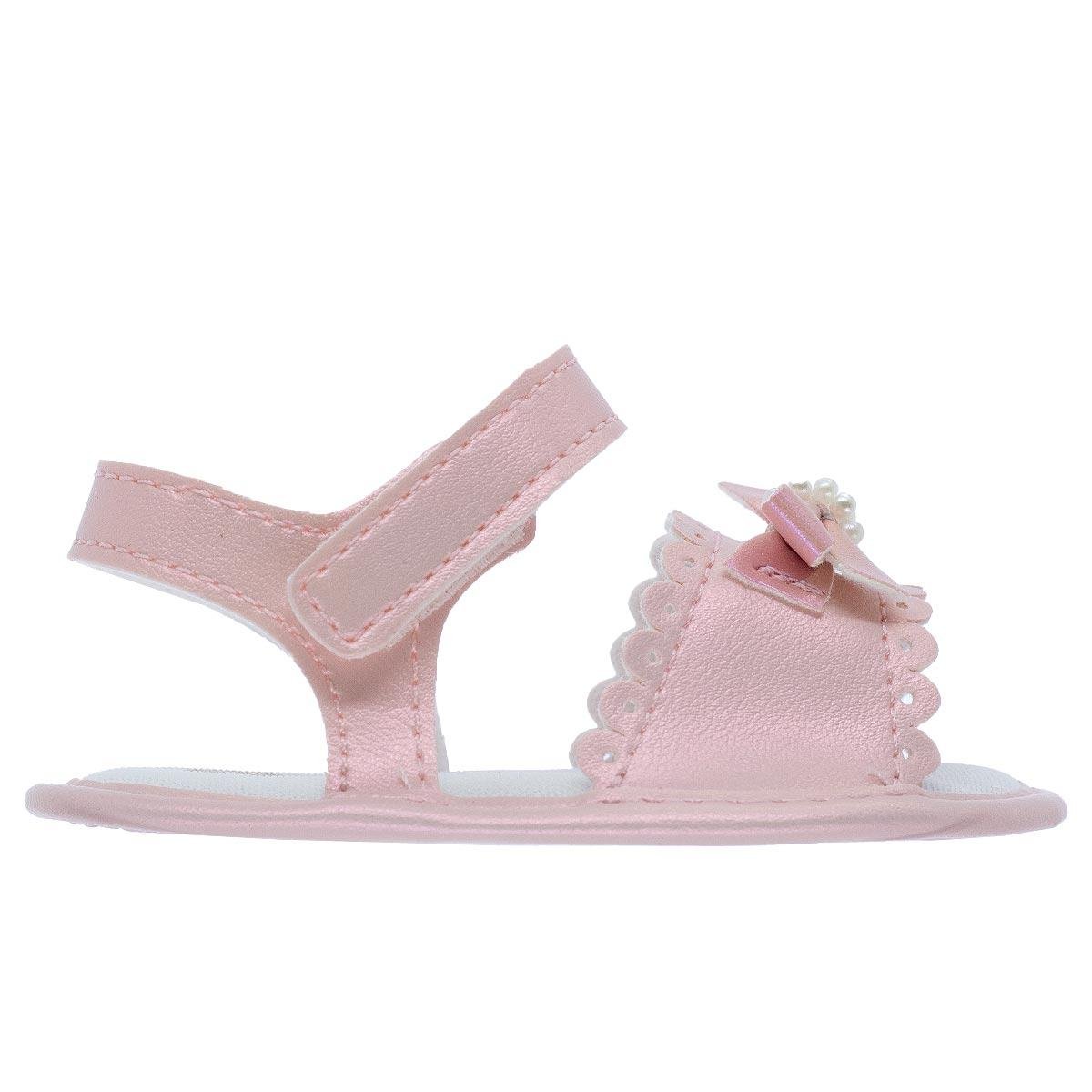 Sandália Bebê Menina Pimpolho 0110439C Rosa
