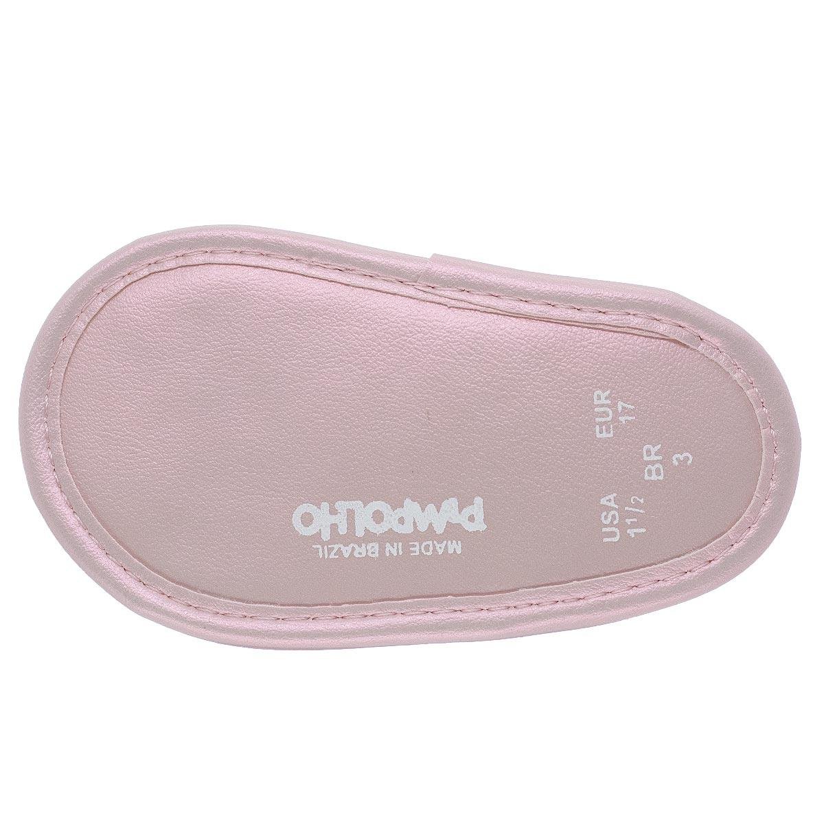 Sandália Bebê Menina Pimpolho 0110439C Rosa Rosa 4