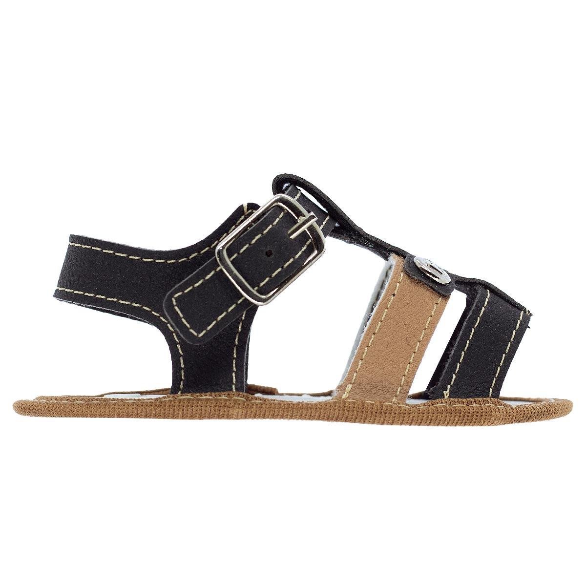 Sandália Bebê Menino Pimpolho 0110405C Preto