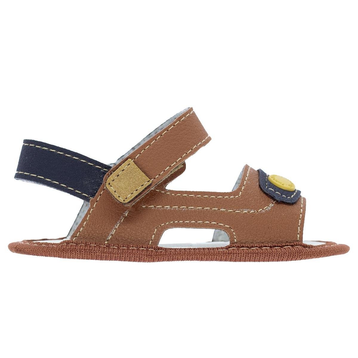 Sandália Bebê Menino Pimpolho 0110454C Marrom