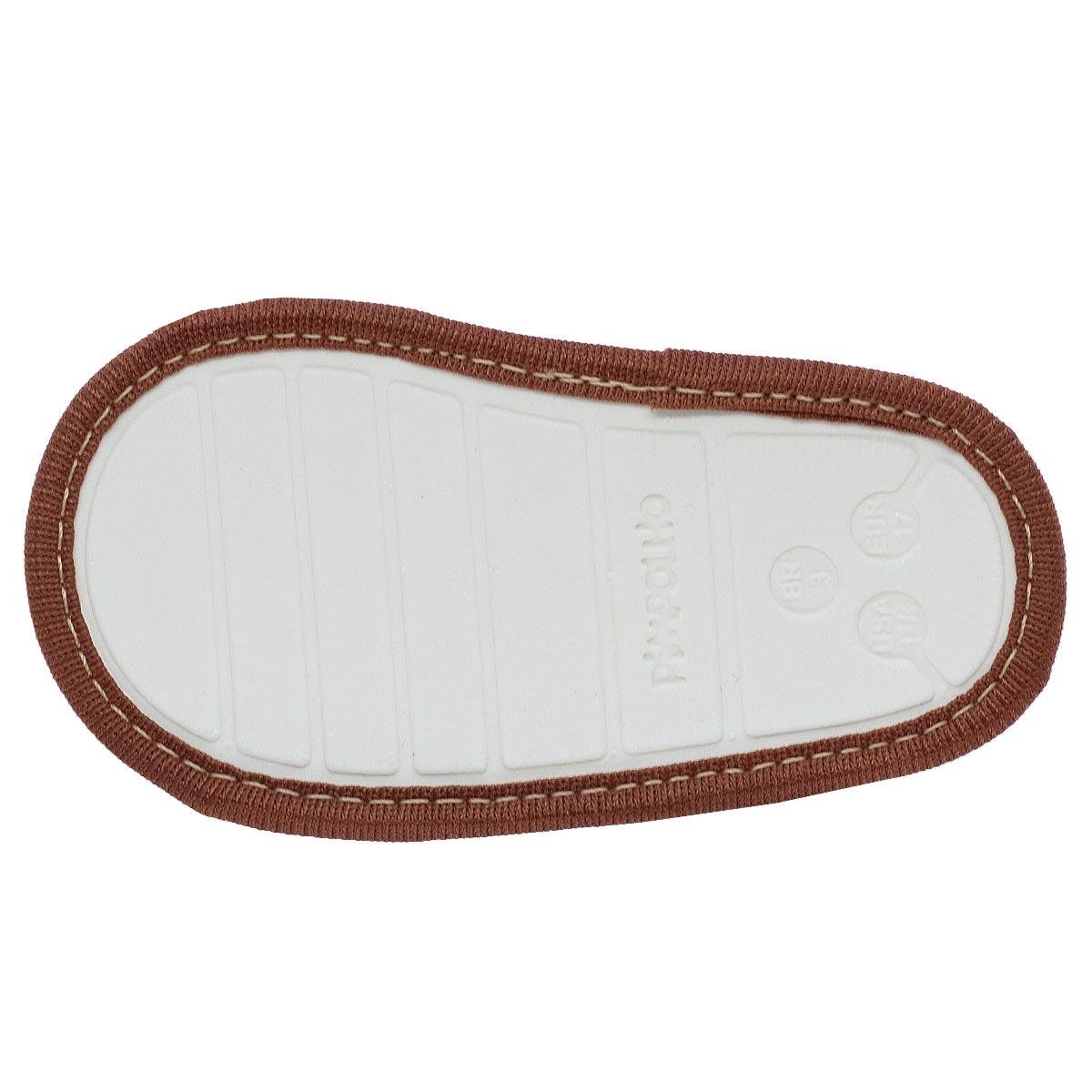 Sandália Bebê Menino Pimpolho 0110454C Marrom Marrom 4