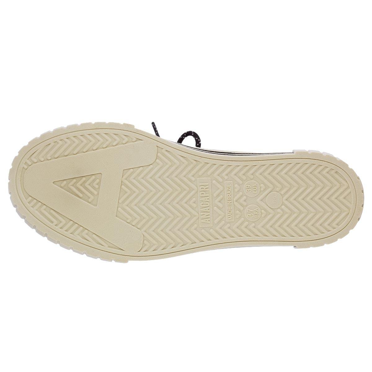 Tênis Casual Feminino Anacapri C30405 Preto Preto 4