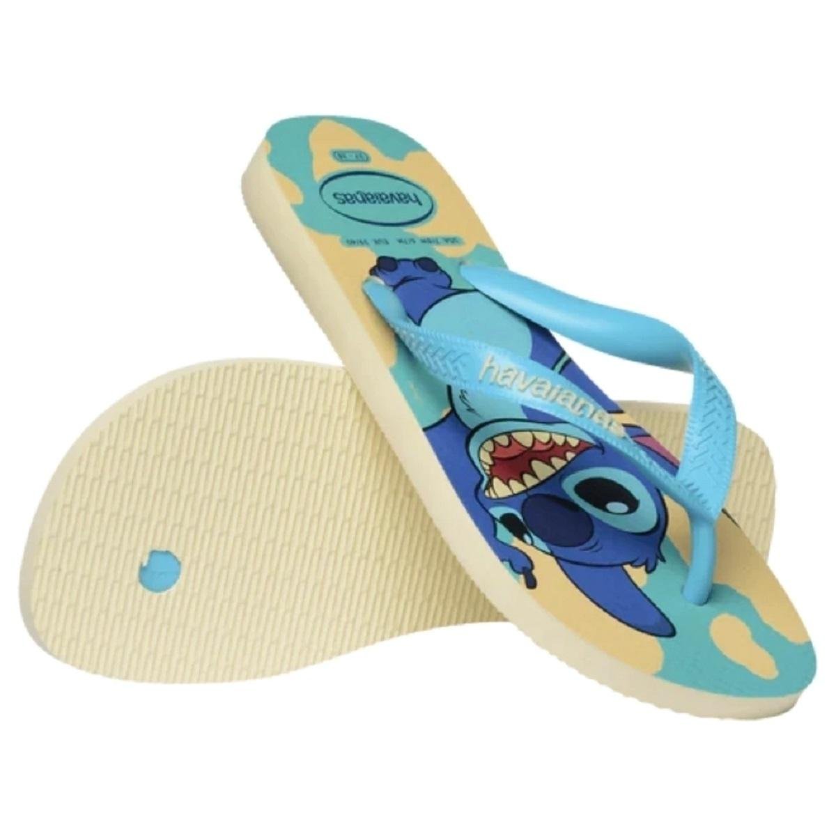 Chinelo Feminino Havainas Top Stitch 414891 Azul Azul 4
