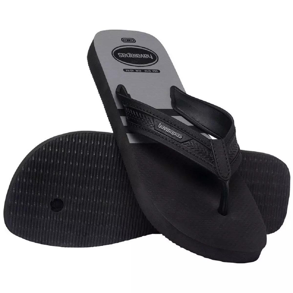 Chinelo Masculino Havaianas City Basic Preto Preto 4