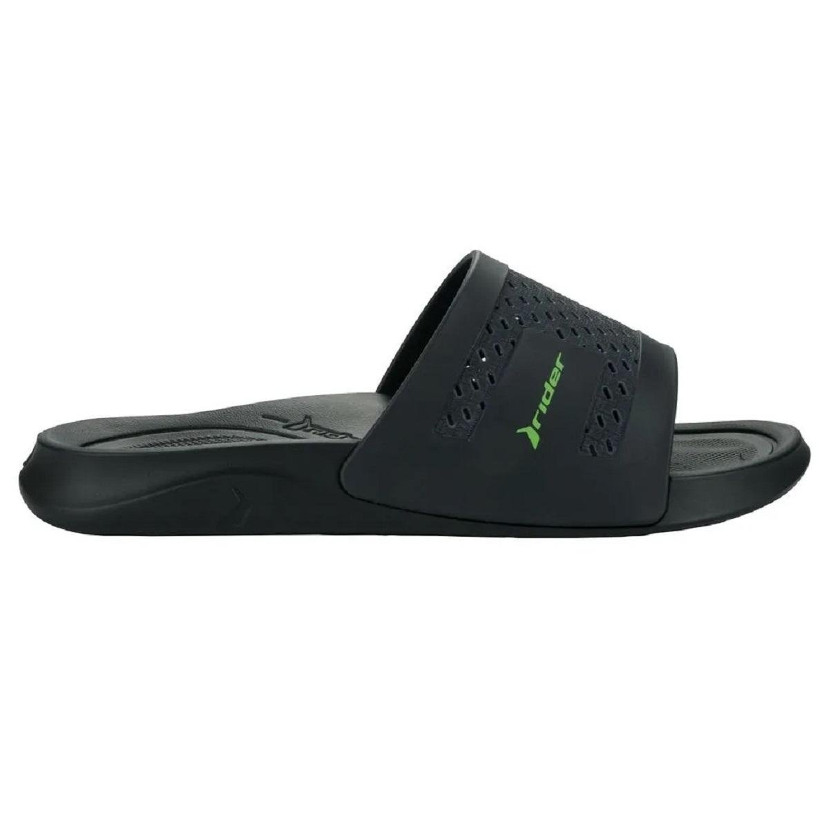 Chinelo Masculino Rider Smash Slide Preto Preto 2