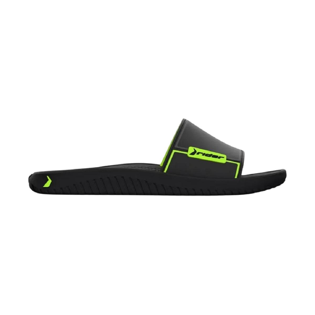 Chinelo Masculino Rider Pump II Slide Preto Preto 2