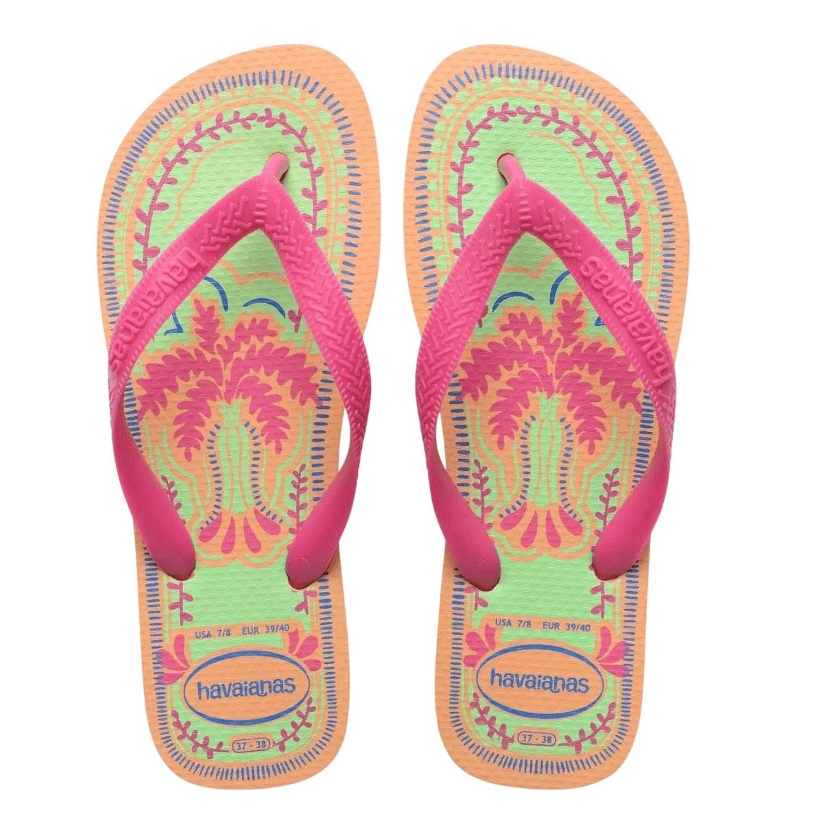 Chinelo Feminino Havaianas Top Summer Pessego
