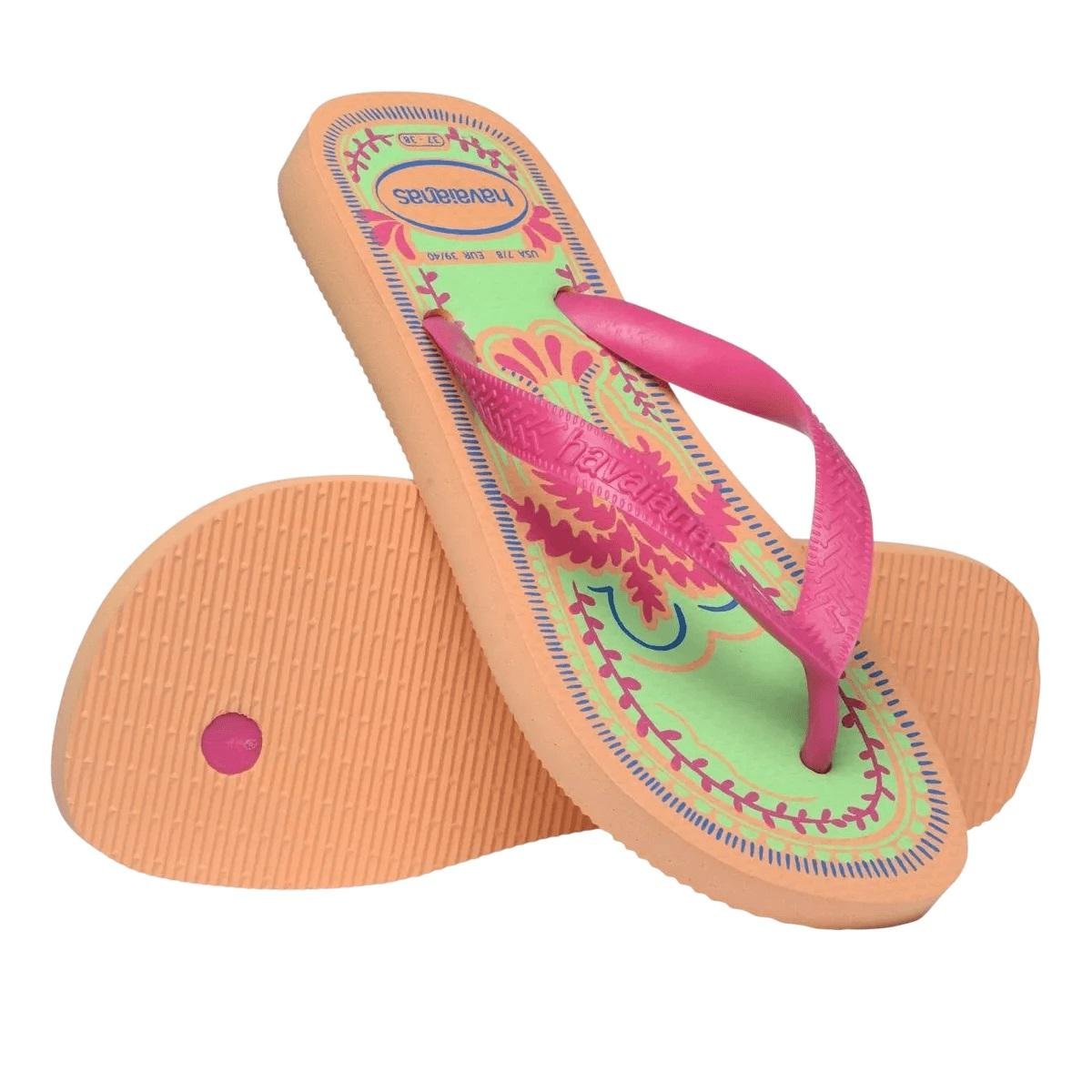 Chinelo Feminino Havaianas Top Summer Pessego Pêssego 4