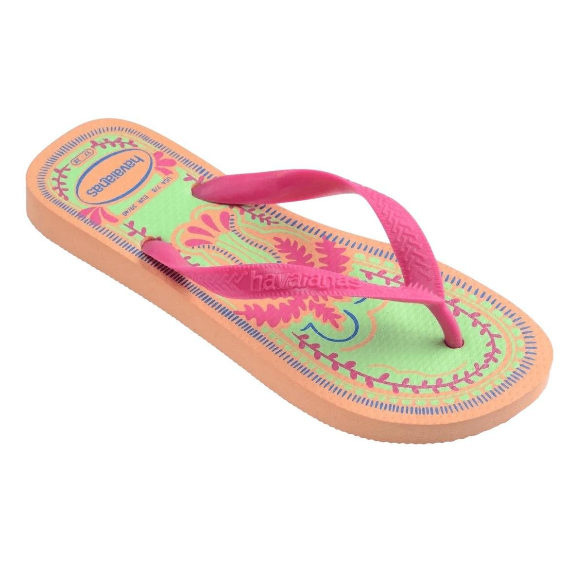 Chinelo Feminino Havaianas Top Summer Pessego Pêssego 3
