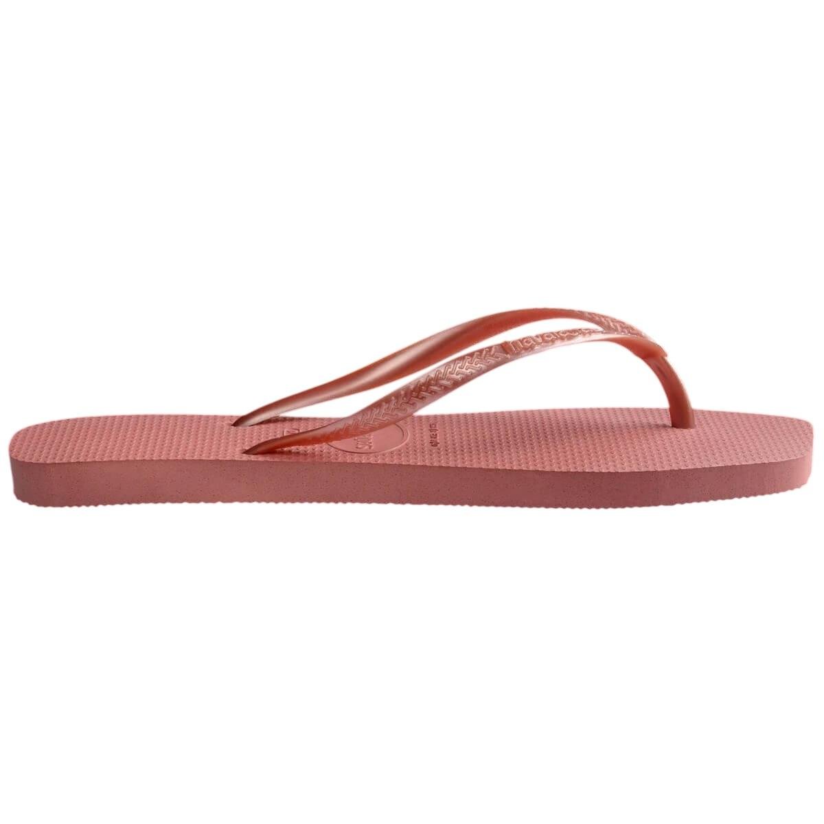 Chinelo Havaianas Feminino Slim Square Bico Quadrado Rose Rose 2