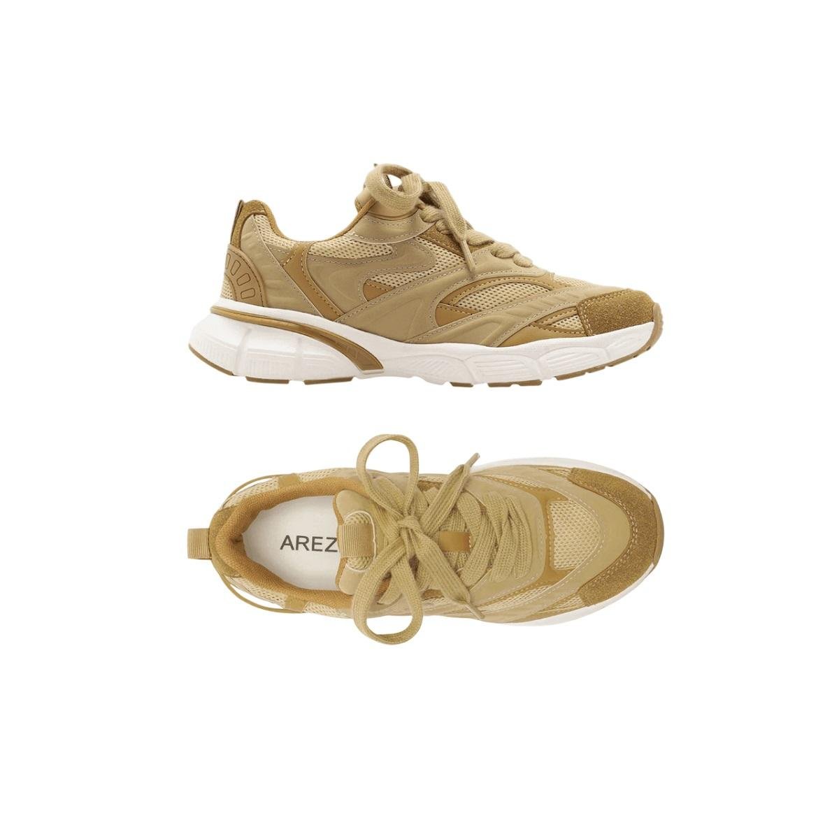 Tênis Casual Feminino Arezzo A13837 Bege Caramelo 4