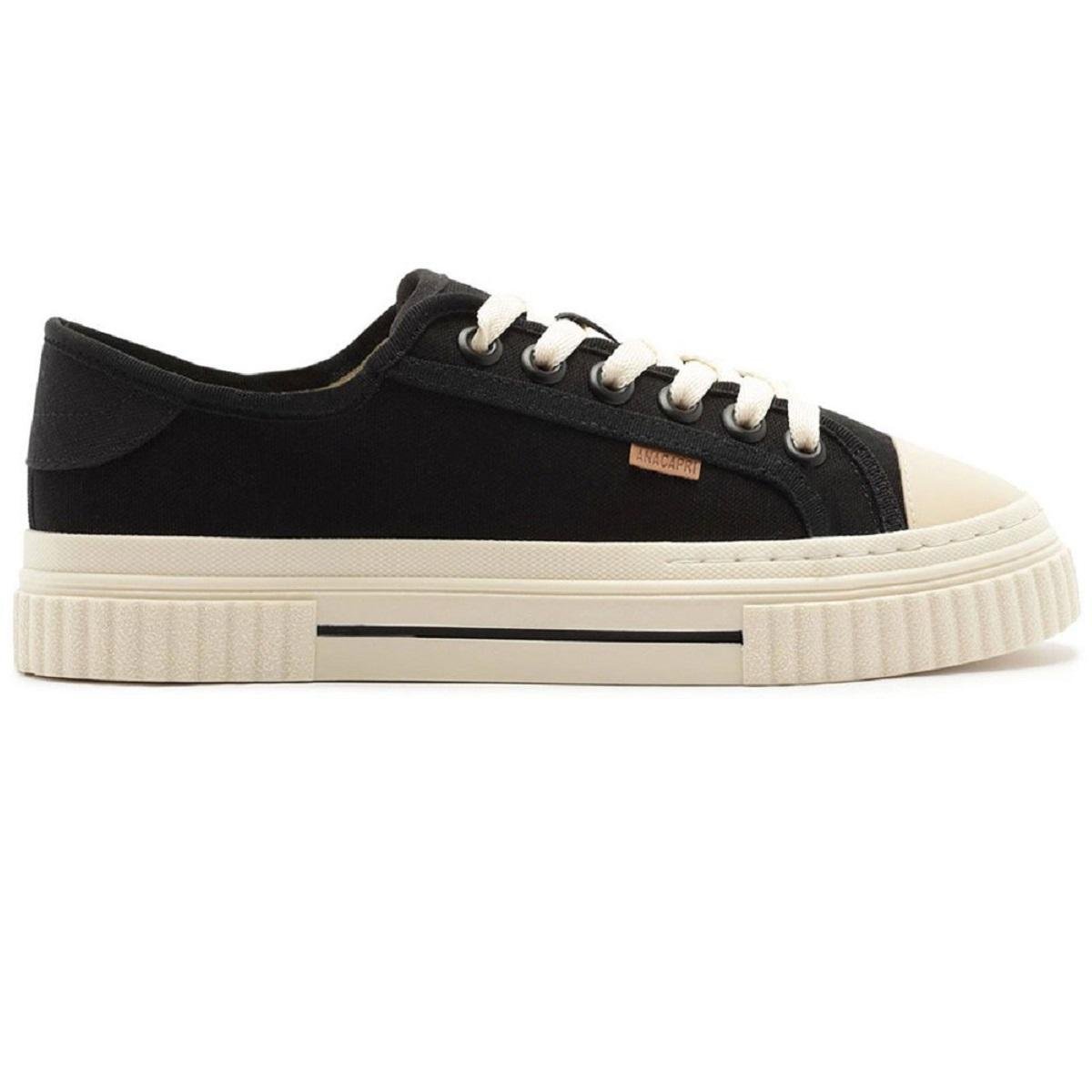 Tênis Casual Feminino Anacapri C30590 Preto