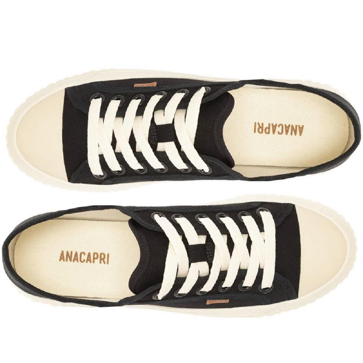 Tênis Casual Feminino Anacapri C30590 Preto Preto 4