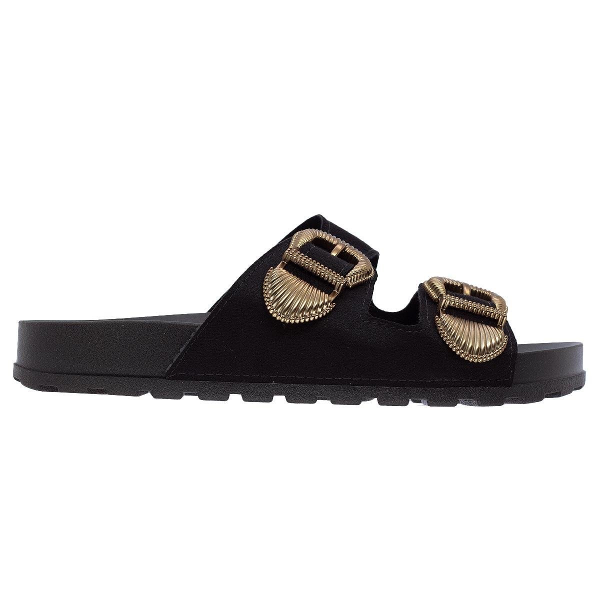 Tamanco Papete Feminino Moleca 5436.441 Preto