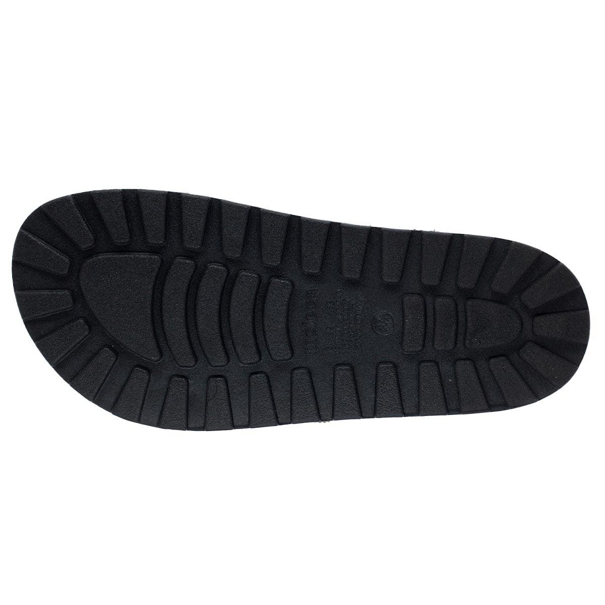 Tamanco Papete Feminino Moleca 5436.441 Preto Preto 4