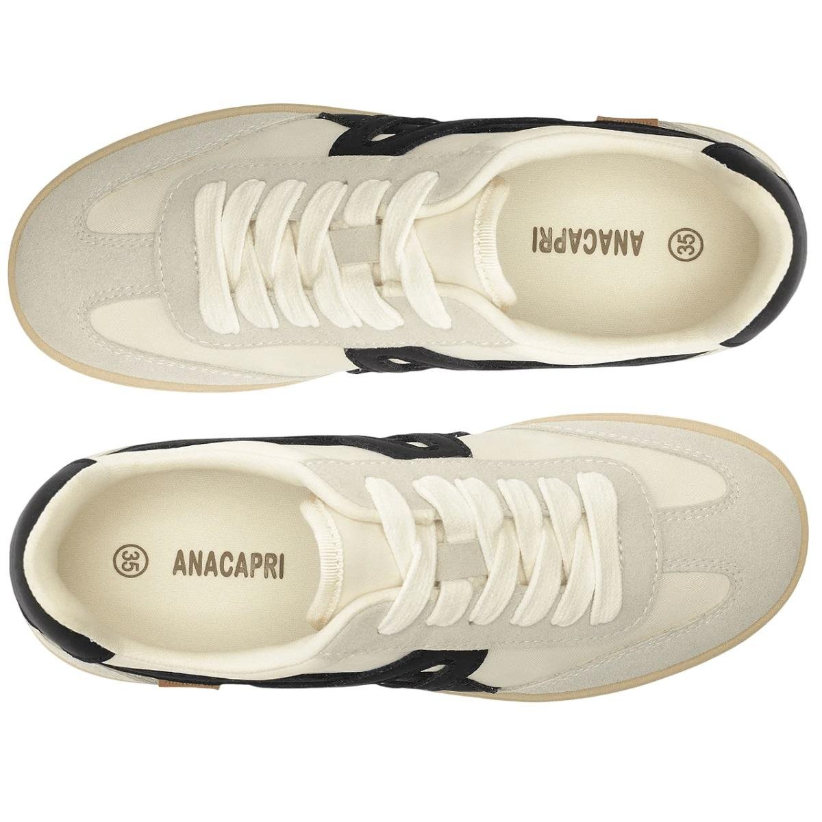 Tênis Casual Feminino Anacapri C30624 Offwhite Off White 4