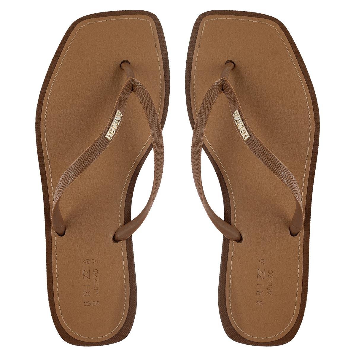 Chinelo Feminino Brizza Z19027 Marrom