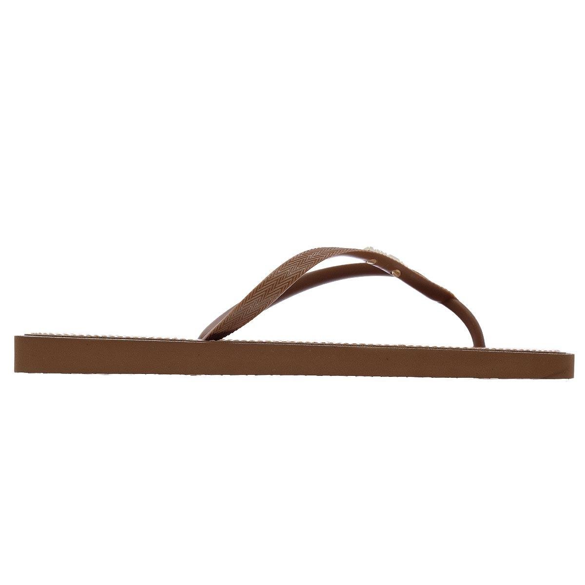 Chinelo Feminino Brizza Z19027 Marrom Marrom 2
