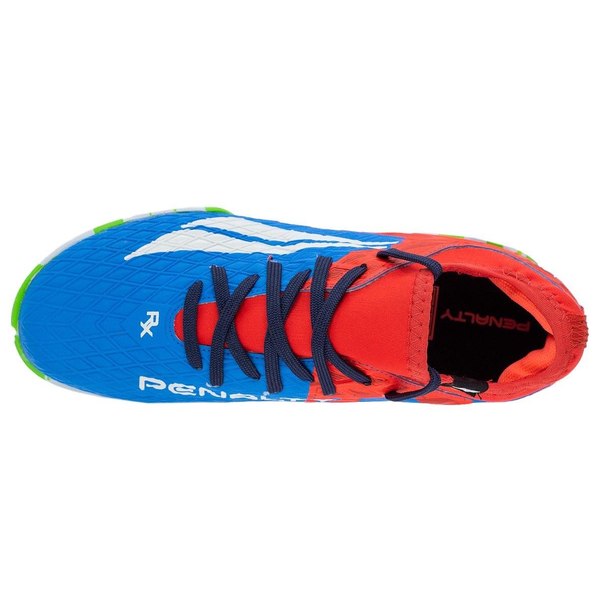 Chuteira Society Infantil Menino Penalty RX Locker Kids Y-3 Azul Azul 3