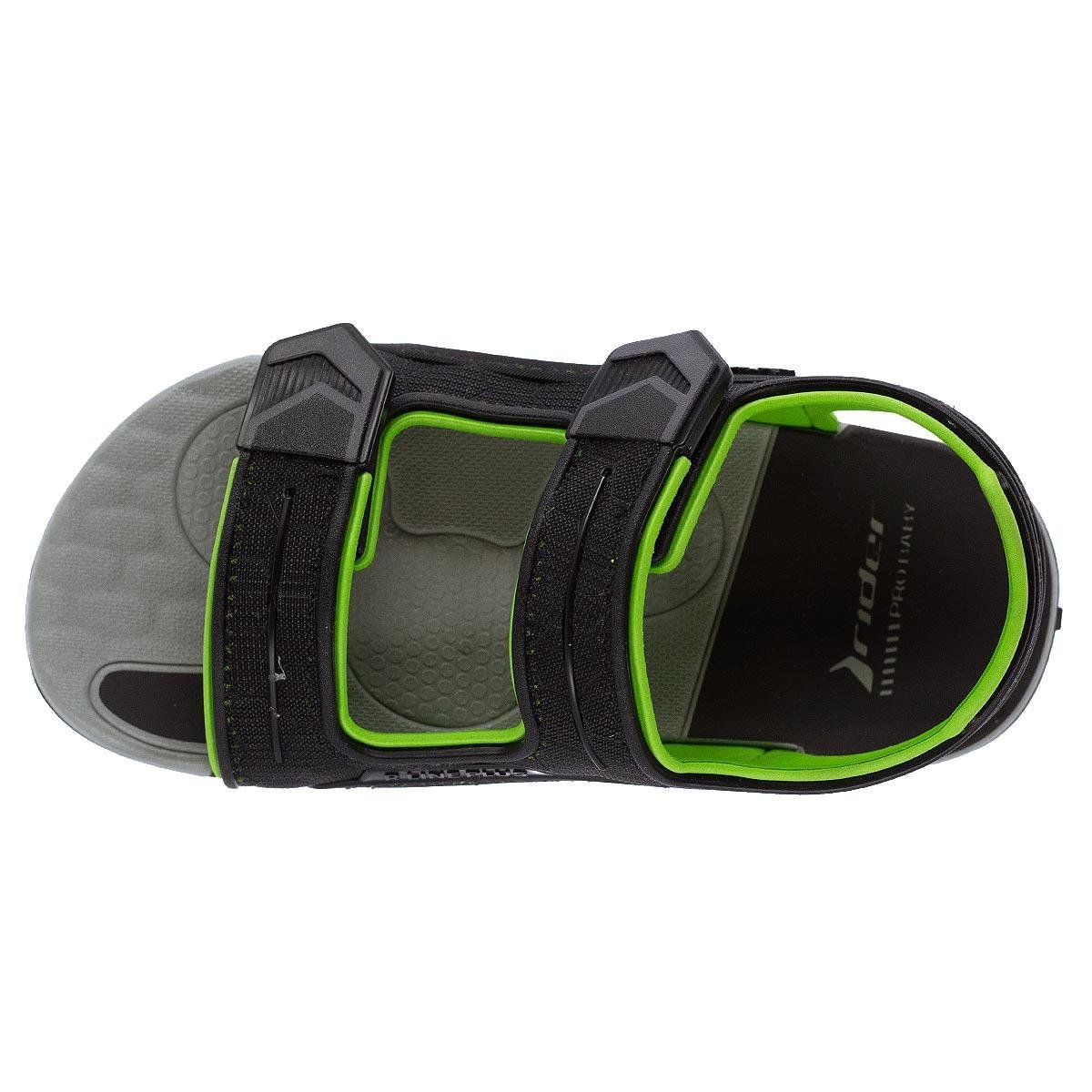 Sandália Infantil Menino Rider Line Plus II 12627 Preto Preto 3