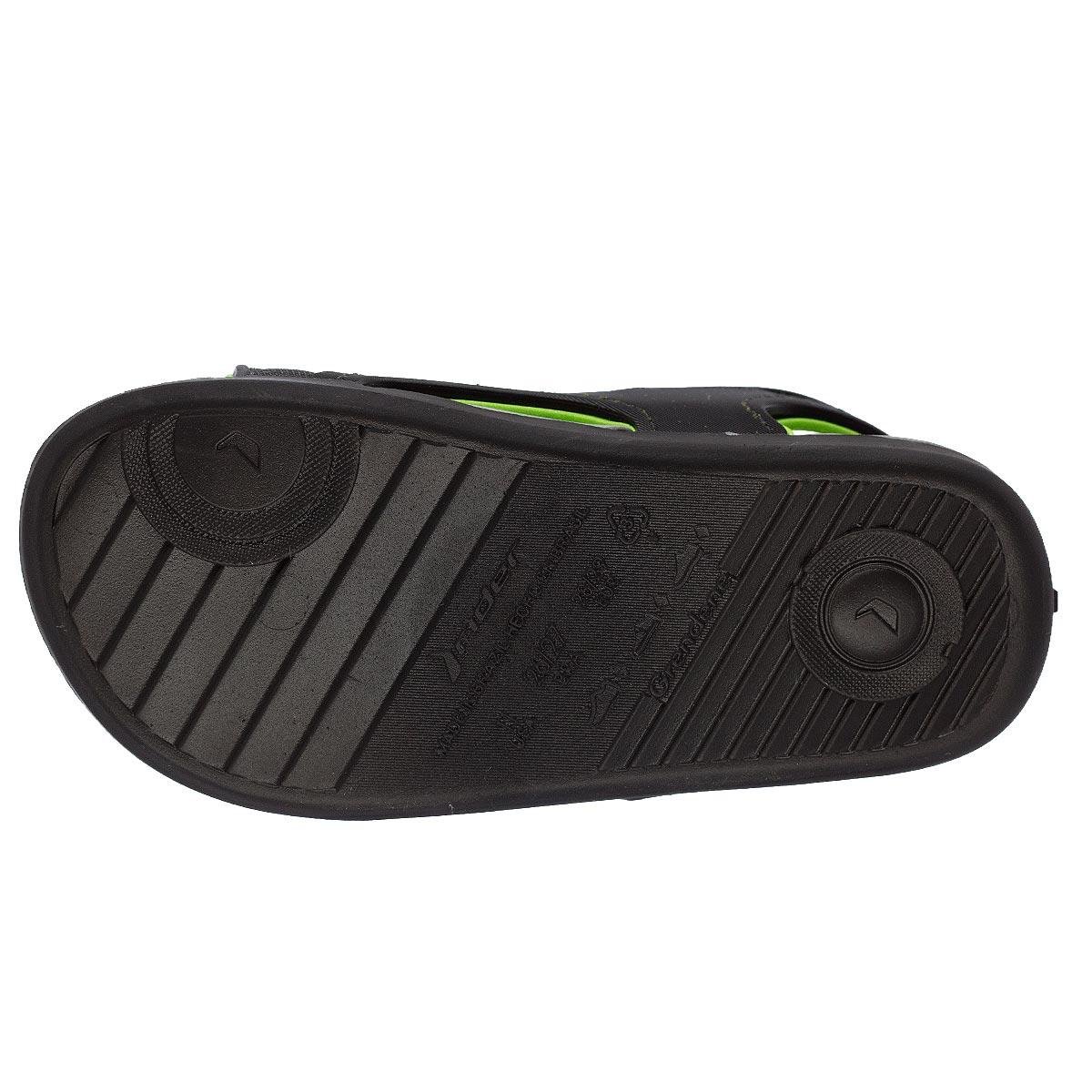 Sandália Infantil Menino Rider Line Plus II 12627 Preto Preto 4