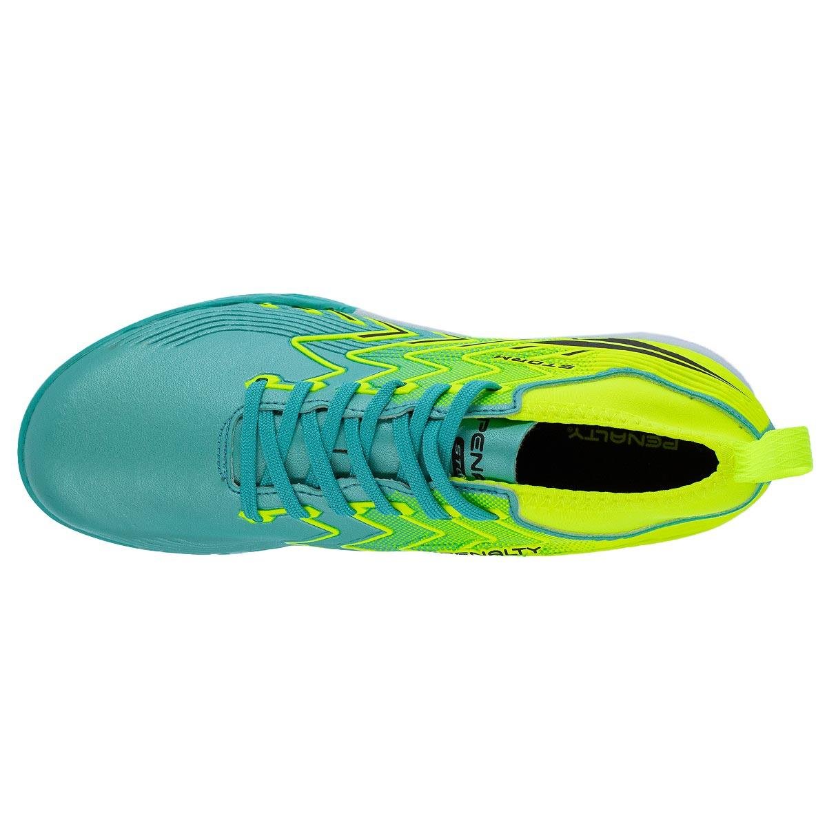 Chuteira Indoor Masculino Penalty Storm Azul Azul Turquesa 3