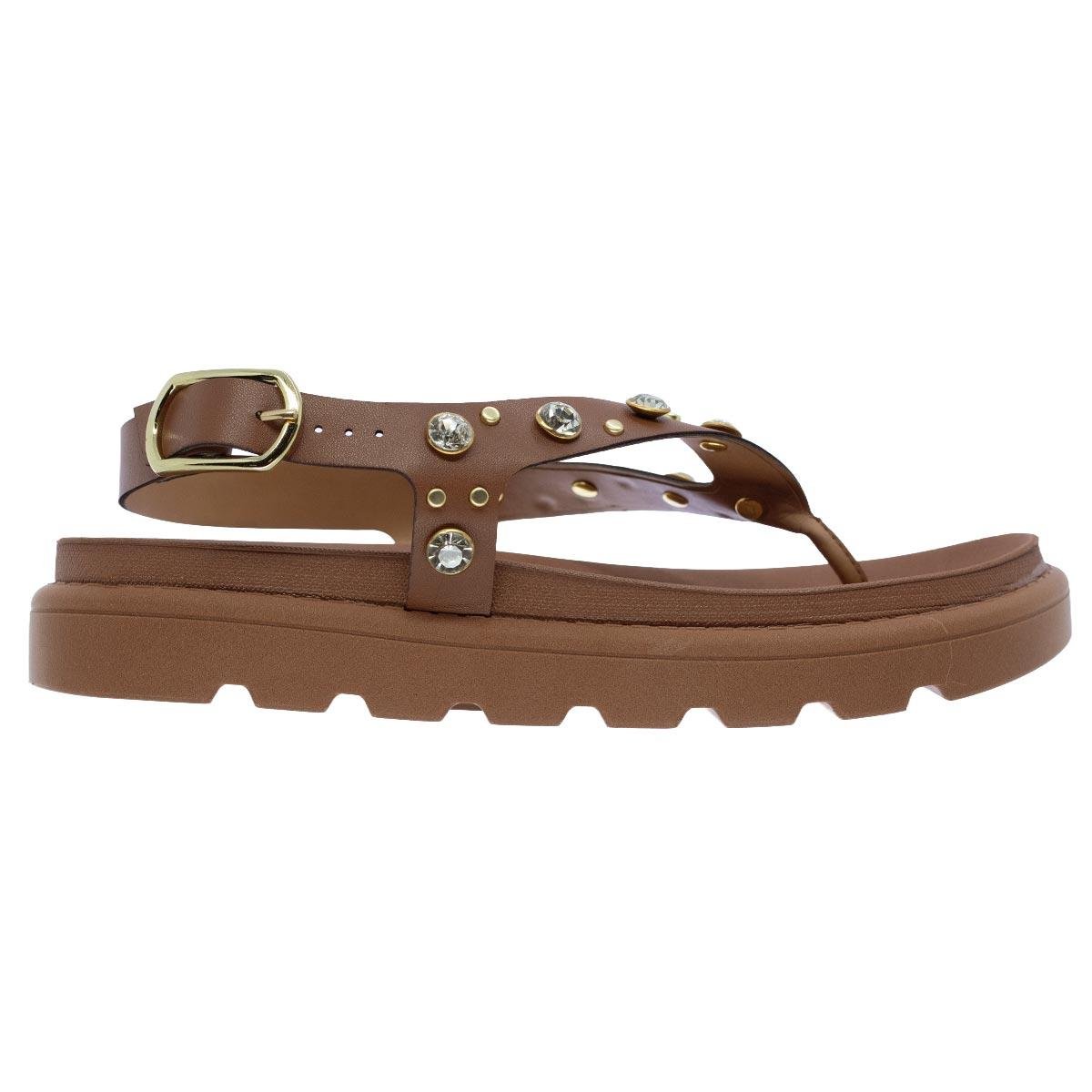 Sandália Papete Feminina Vizzano 6510.125 Marrom