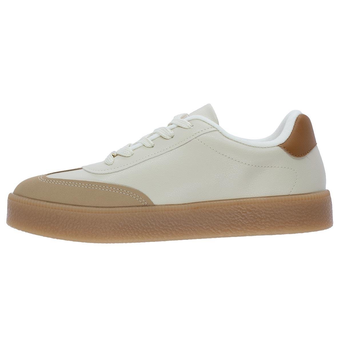 Tênis Casual Feminino Vizzano 1444.100 Creme Off White 2