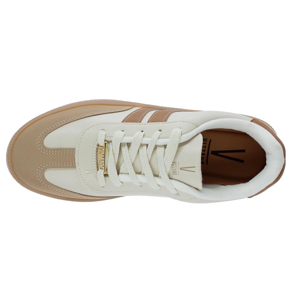 Tênis Casual Feminino Vizzano 1444.100 Creme Off White 3