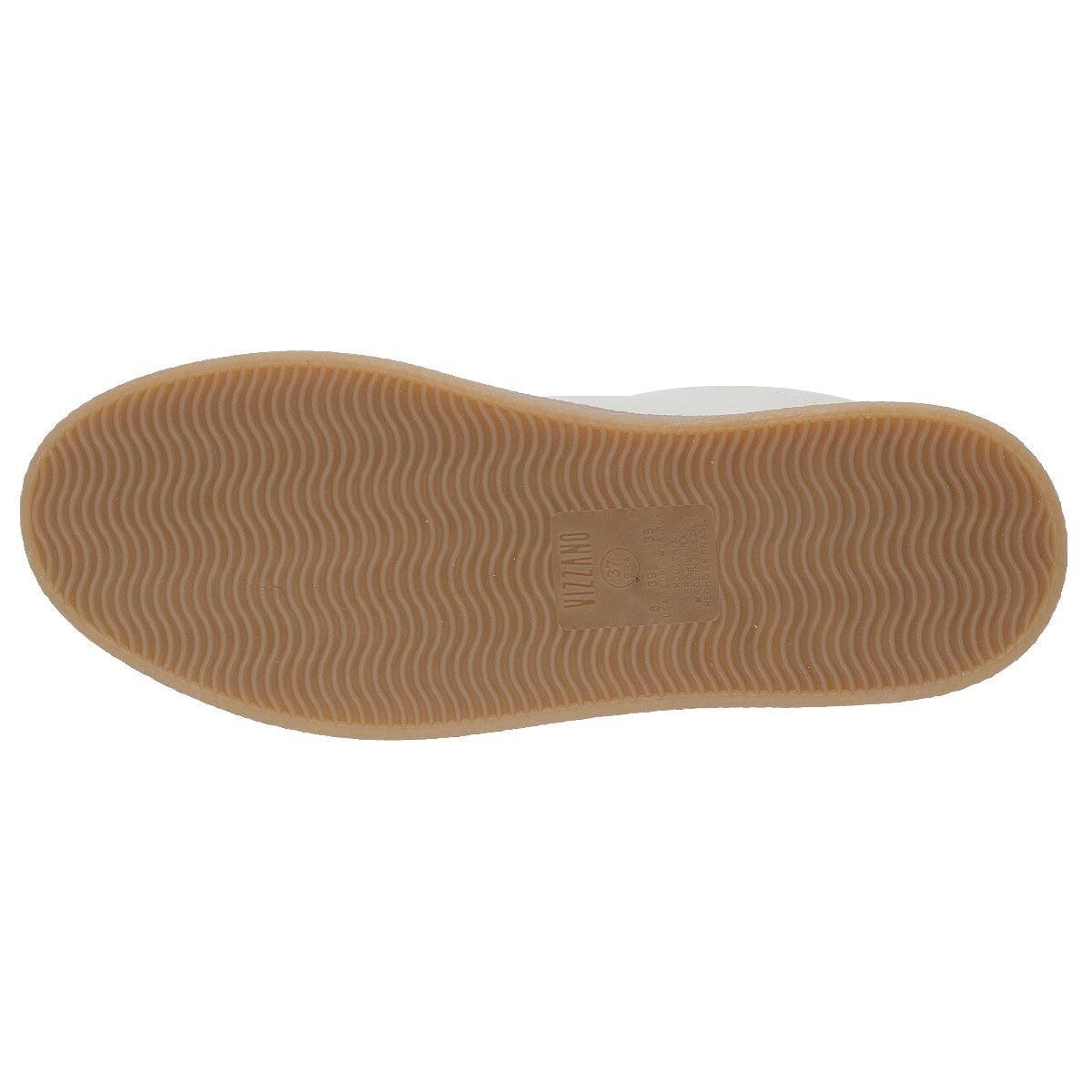 Tênis Casual Feminino Vizzano 1444.100 Creme Off White 4