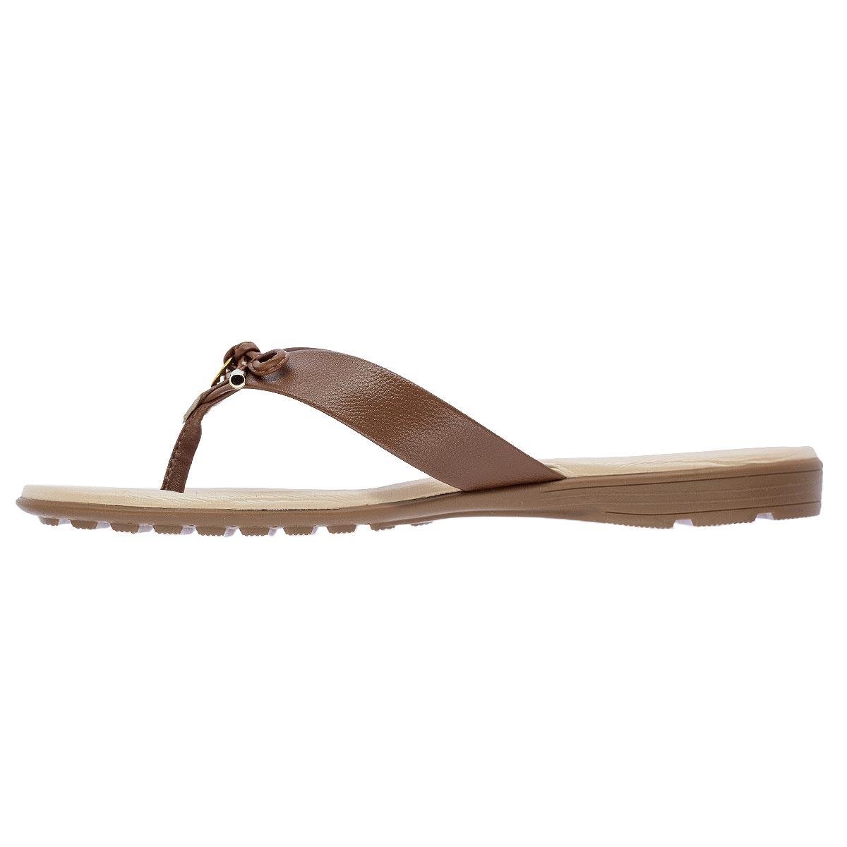 Rasteira Feminino Modare Ultraconforto 7053.138 Nude Marrom 2