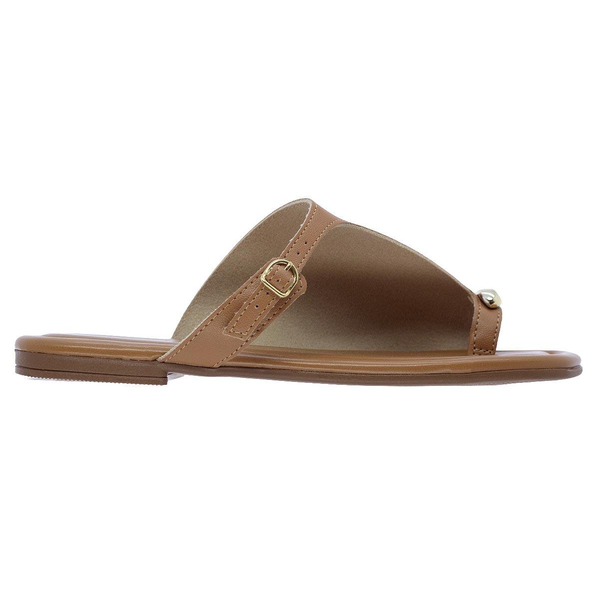 Rasteira Feminina Beira Rio 8560.308 Camel