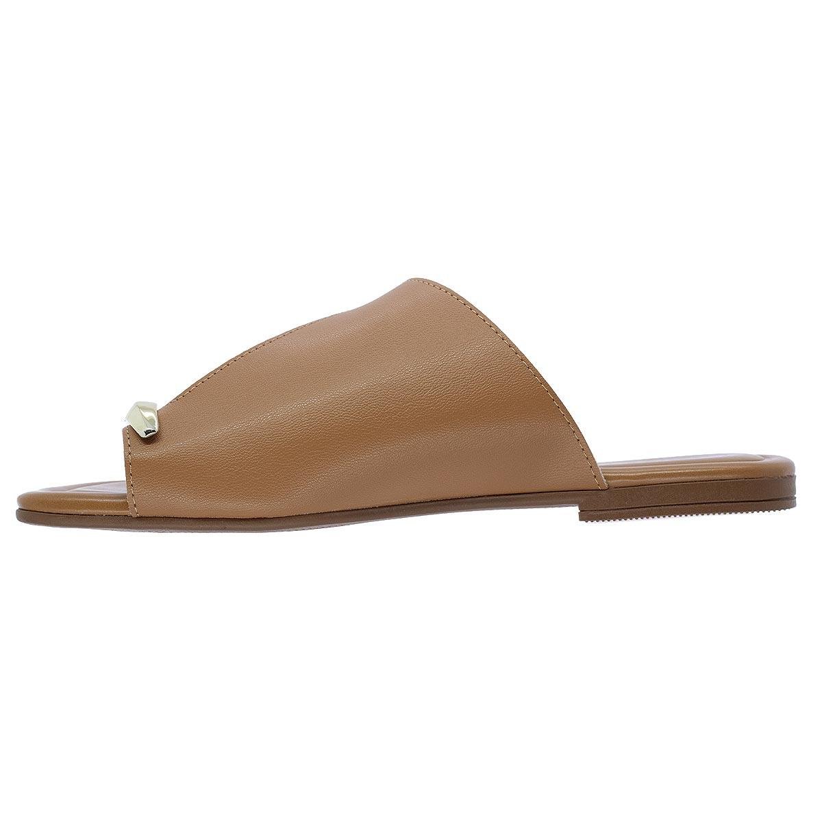 Rasteira Feminina Beira Rio 8560.308 Camel Bege 2