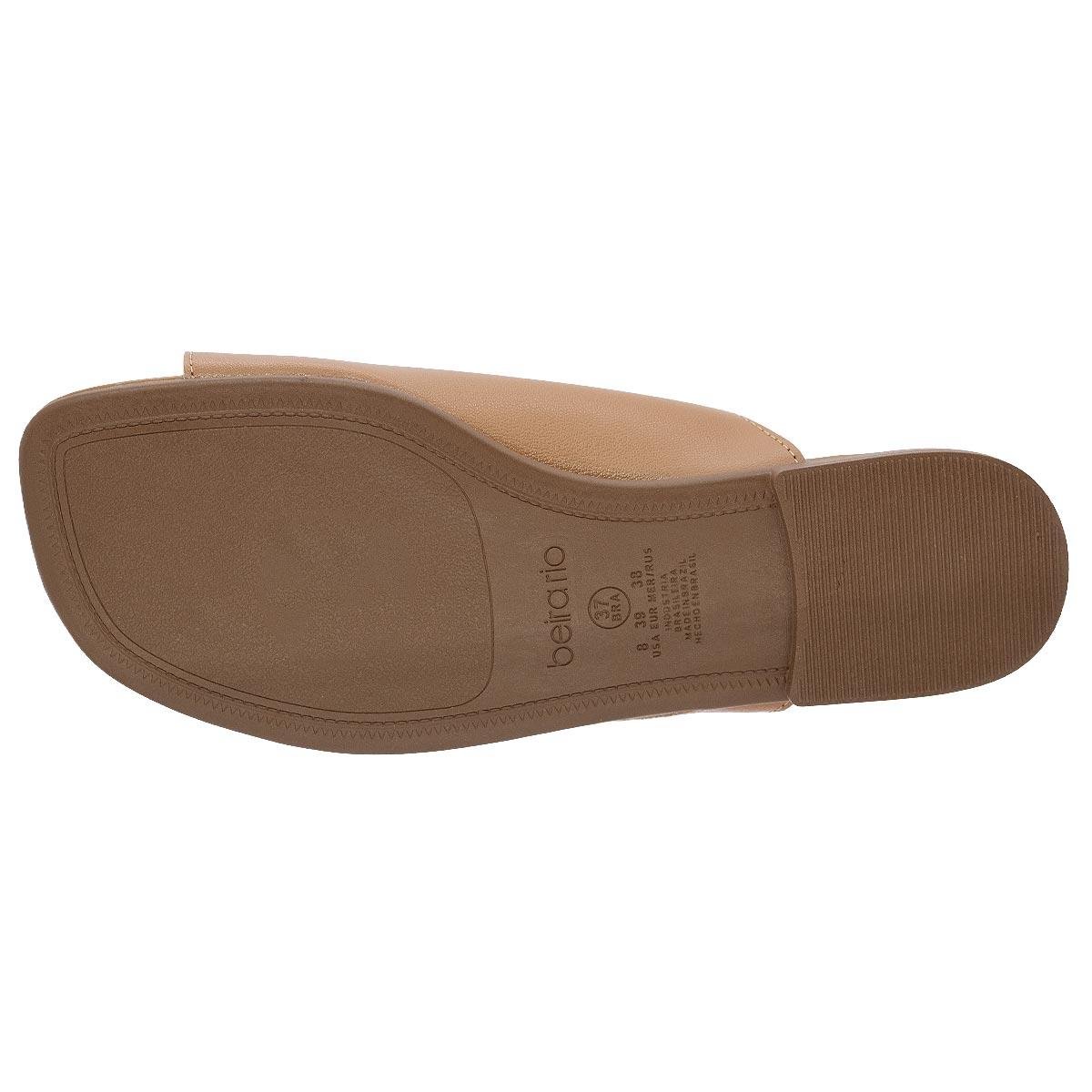 Rasteira Feminina Beira Rio 8560.308 Camel Bege 4