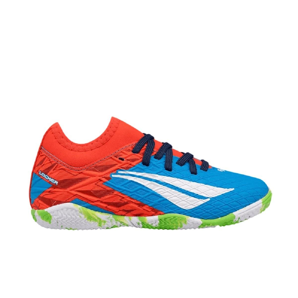 Chuteira Indoor Infantil Menino Penalty RX Locker Kids Y-3 Azul