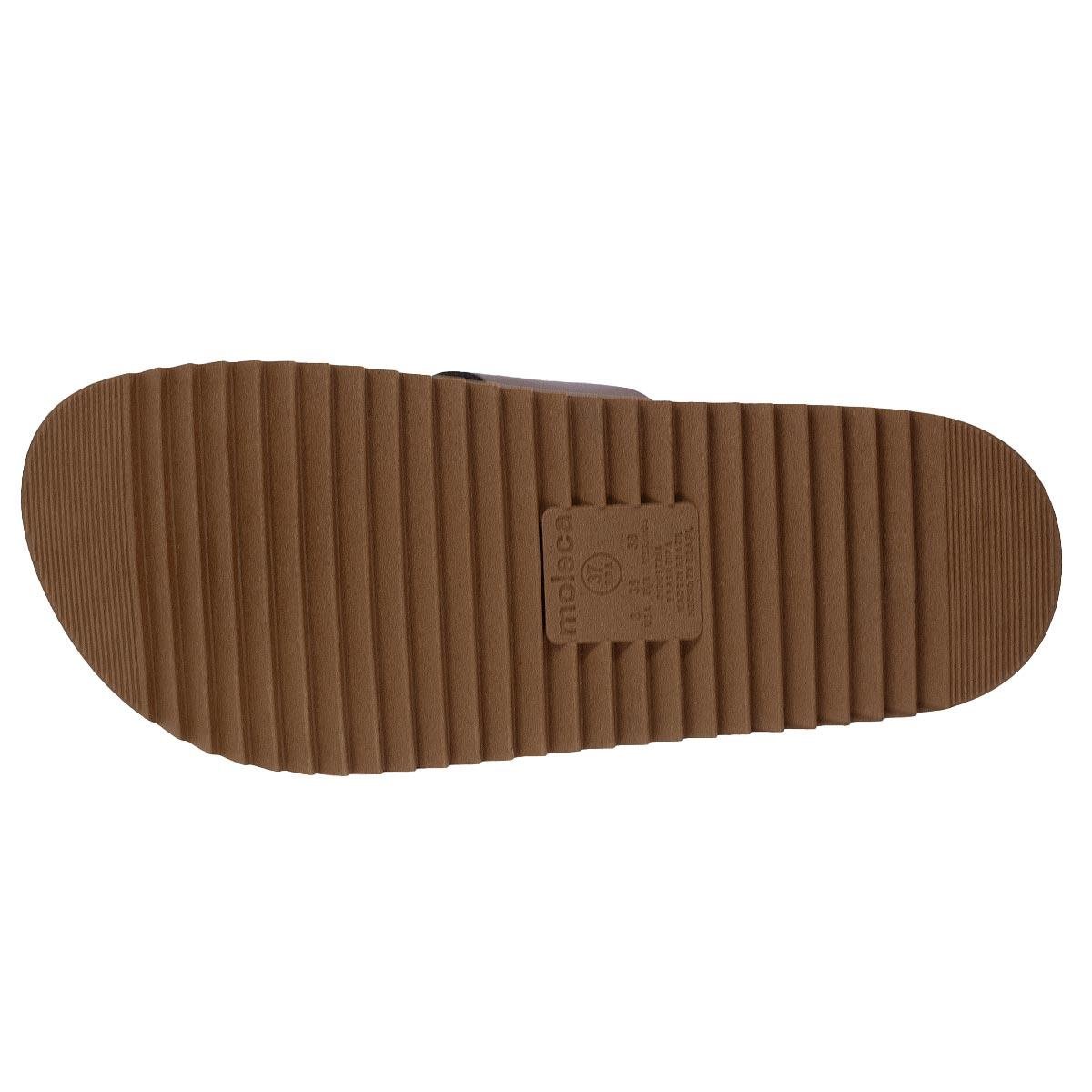 Tamanco Papete Feminino Moleca 5500.100 Marrom Marrom 4