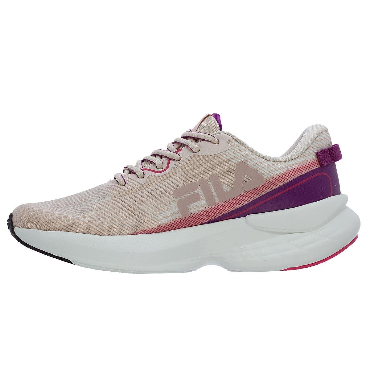 Tênis Esportivo Feminino Fila Street 1318706 Rosa Rosa 2