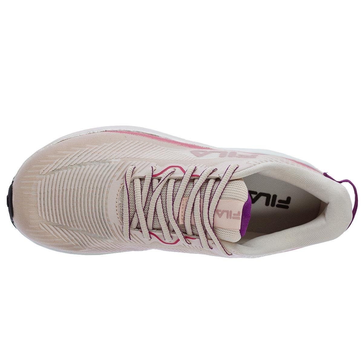 Tênis Esportivo Feminino Fila Street 1318706 Rosa Rosa 3