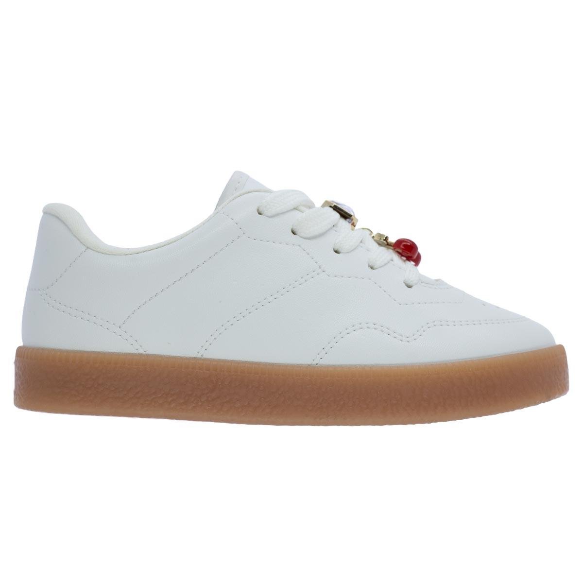 Tênis Casual Infantil Menina Molekinha 2582.109 Branco
