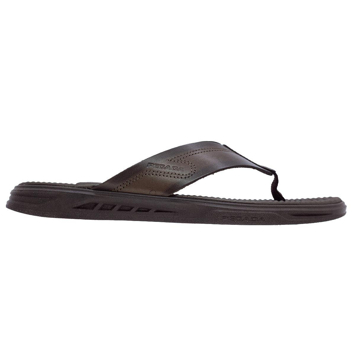 Chinelo Masculino Pegada 134602-02 Marrom Marrom 2