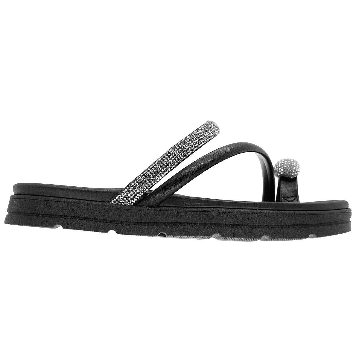 Tamanco Casual Papete Feminino Moleca 5490.127 Preto