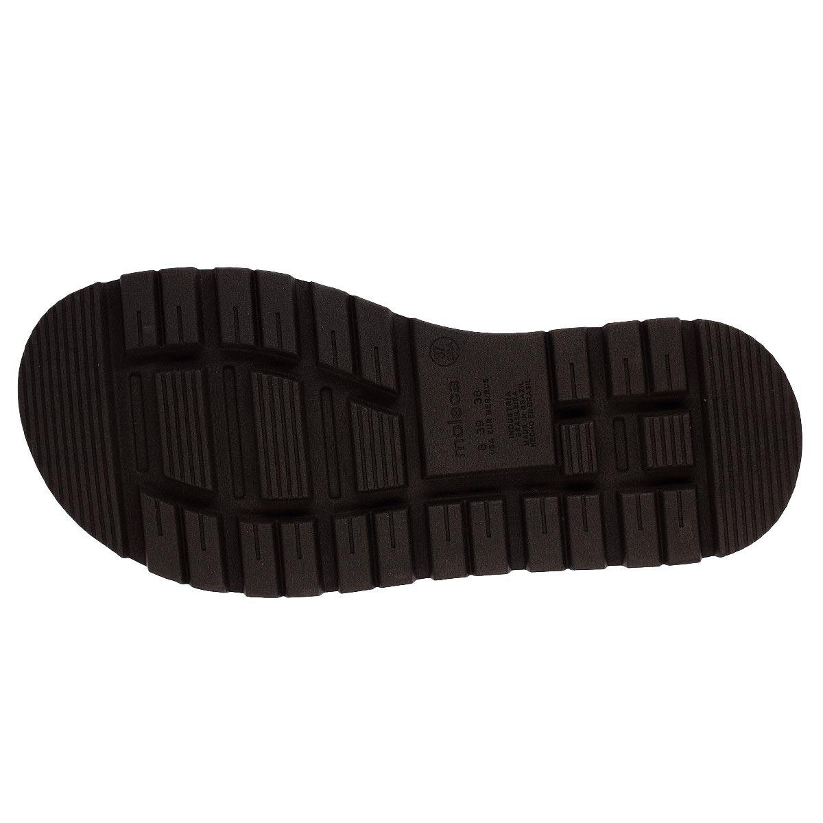 Sandália Papete Feminina Moleca 5504.121 Preto Preto 4