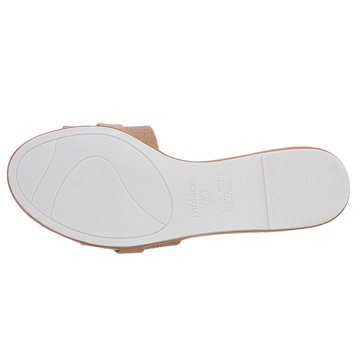 Rasteira Feminina Moleca 5297.472 Nude Marrom 4