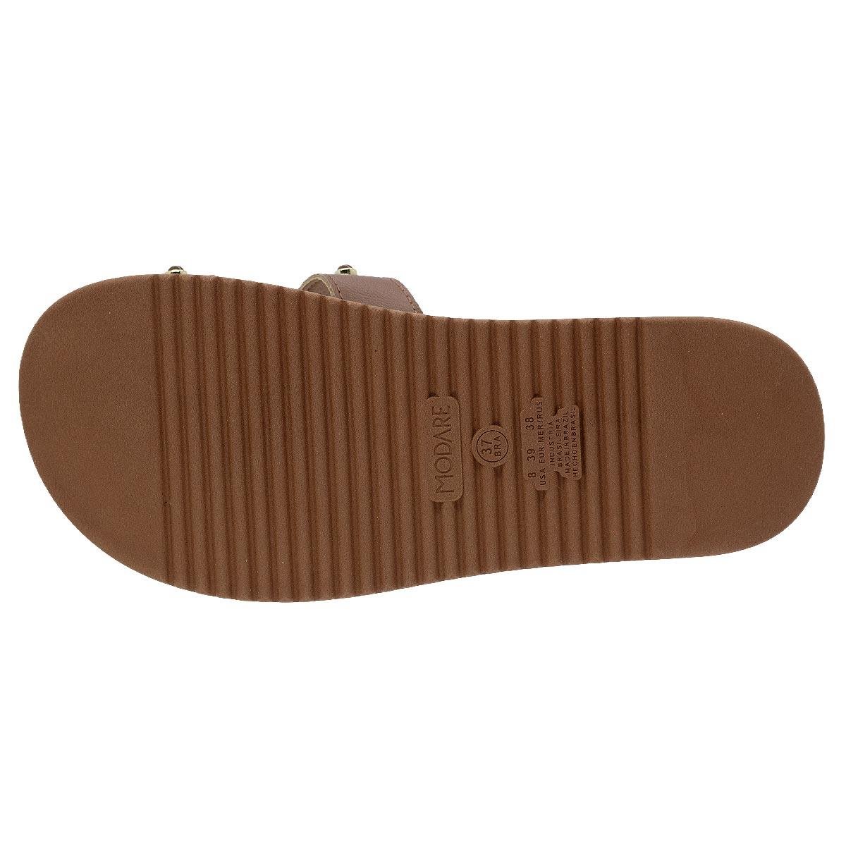 Tamanco Papete Feminino Modare Ultraconforto 7178.125 Marrom Marrom 4