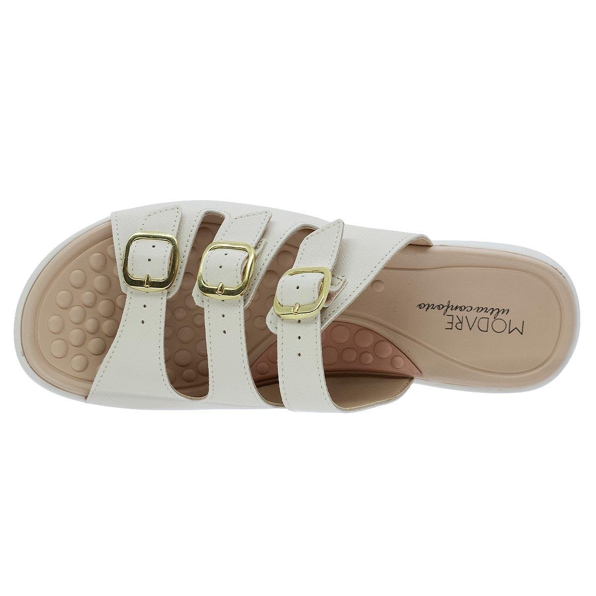 Tamanco Feminino Modare Ultraconforto 7174.122 Offwhite Branco 3