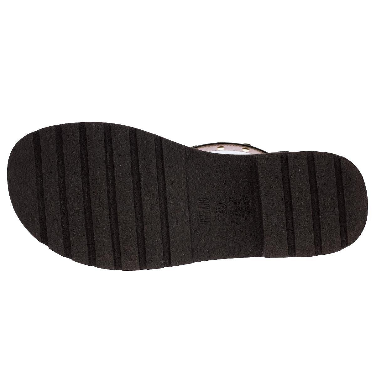 Sandália Flatform Feminina Vizzano 6499.133 Preto Preto 4