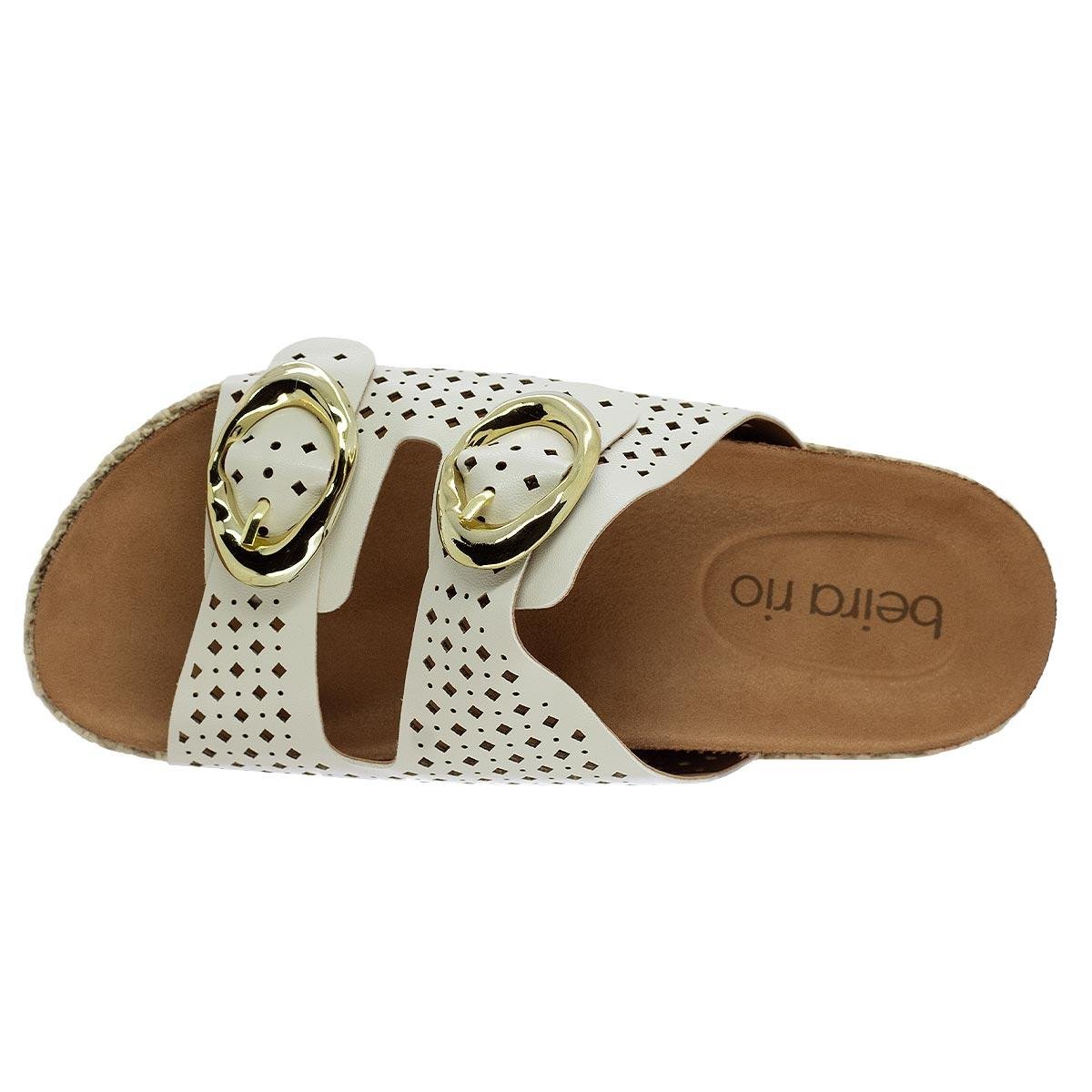 Tamanco Feminina Beira Rio 8546.213 Offwhite Branco 3